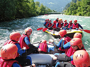 Family Rafting Playarena Tux